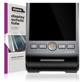 dipos I 4x Clear Screen Protectors for VIOFO A329 2CH Dashcam Screen Protector, Ultra Thin, Case-Friendly, Fingerprint Compatible