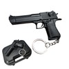 Metal Tactical Keychain,Cool Little Gun Model Key Ring Pendants Small