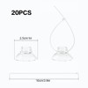 Aquarium Suction Cups with Cable Ties, Transparent Aquarium Suction Cup