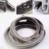 Leluo 10M Shower-doors Seal Strip, Grey, Polypropylene (PP), 5.0mm Thick,