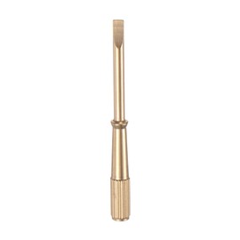 HARFINGTON Mini Bracelet Screwdriver 2.8mm Titanium Steel Slotted Screw Driver with 5mm Width Non-Slip Handle for Bracelet Repair Screwdriver Tools, Gold Tone