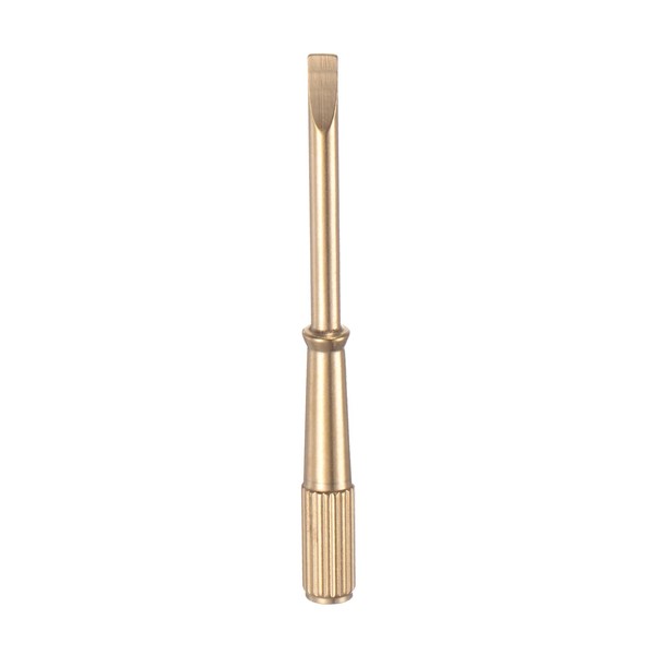 HARFINGTON Mini Bracelet Screwdriver 2.8mm Titanium Steel Slotted Screw Driver