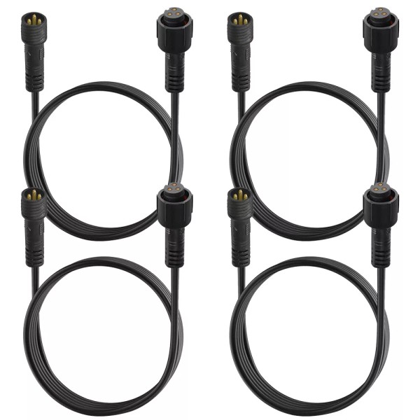 Aaiwa 4pcs 3 Pin 10FT Extension Wire Cable Cord For