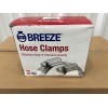 BREEZE 6" Hose Clamps, Diameter Range 4.125" to 7", Quantity