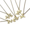 JSDDE Bronze Engraved Sisters Friends Forever Puzzle Piece Pendant Necklaces