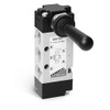 Camozzi 368-905 Manually Operated Valve, 5/3" CC, 1/8", Lever Spring