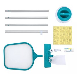 Bestway Red Saca Hojas Juego 7pzs Kit Limpieza Mantenimiento Alberca