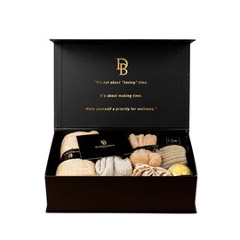 Wellness Box 12pc Self Care Spa Gift Basket for Women - Loving Gift Basket for Mothers Day, Birthday, Best Friend set, Womens Beauty Kit. Luxury Gifts with Scented Candle, Jade Roller, Bath Bomb.
