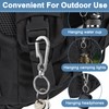 WJIAAA Key Chain Clip Titanium Carabiner Keychain,Quick Release Heavy Duty