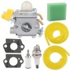 Powtol SS30 CS30 Carburetor fits Homelite Ryobi BC30 CS26 SS26