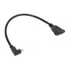 DP Female to Mini DP Male Cable Double Hole Lockable
