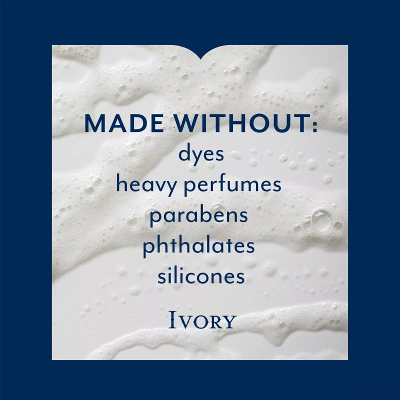 Ivory Mild and Gentle Body Wash, Fragrance-Free
