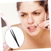 IWOWHERO Facial Hair Remover Tweezers Eyebrow Precision Clip Stainless Steel