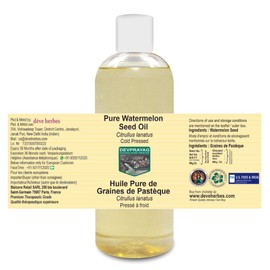 DEVPRAYAG DEVPRAYAG Pure Watermelon Seed Oil (Citrullus lanatus) Cold Pressed 200ml (6.76 oz)