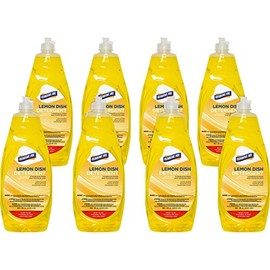 Genuine Joe Lemon Dish Detergent, 38oz (Pack of 8)