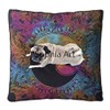 Sophia Art Indian Multi Elephant Mandala Floor Pillow Square Ottoman