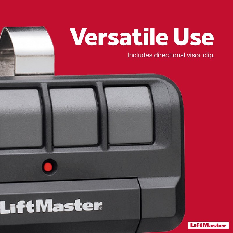LiftMaster 894LT 4-Button Learning Garage Door Opener Remote Control -