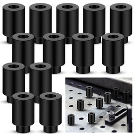 Yaocom 15 Pcs ∅5/8" x ∅1" Welding Table Clamps Fixture Pins Fixture Table Clamps Welding Accessories Stop Alignment Square Quick Setup Accessories