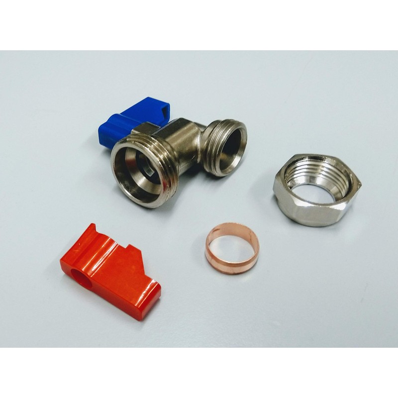 15mm x 3/4" Angled Washing Machine Valve