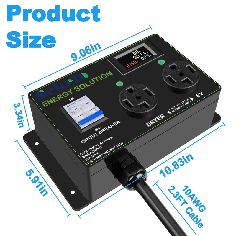 Smart EV Charging Integration: Sekelo Automatic Power Switch for Dryer