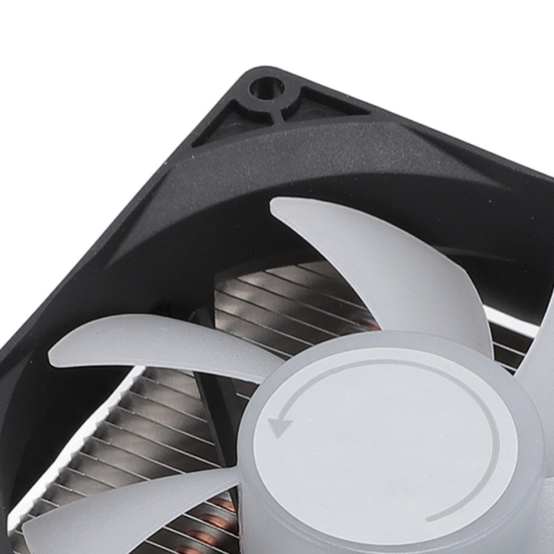 CPU Cooler Dual Heat Pipe 48CFM DC12V Quiet Operation Hydraulic