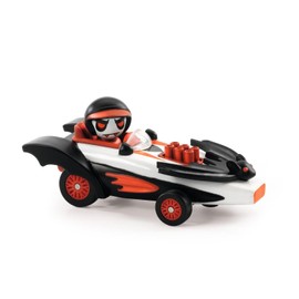 DJ05485 Racing Car Toy Sports Car with Figure, Car, Boys, Present, Vehicle, Grandchild, 3 Years Old, Educational Toy | DJECO Crazy Motor Speed Bud | (DJ05485)