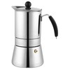 Cuisinox Amore Stainless Steel Stovetop Espresso Coffee Maker, 4-Cup (6