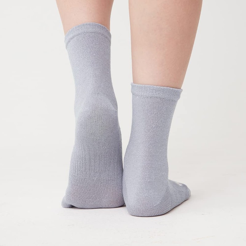 Gunze Socks Washiito Japanese Paper Yarn Soft Elastic Cuff Left