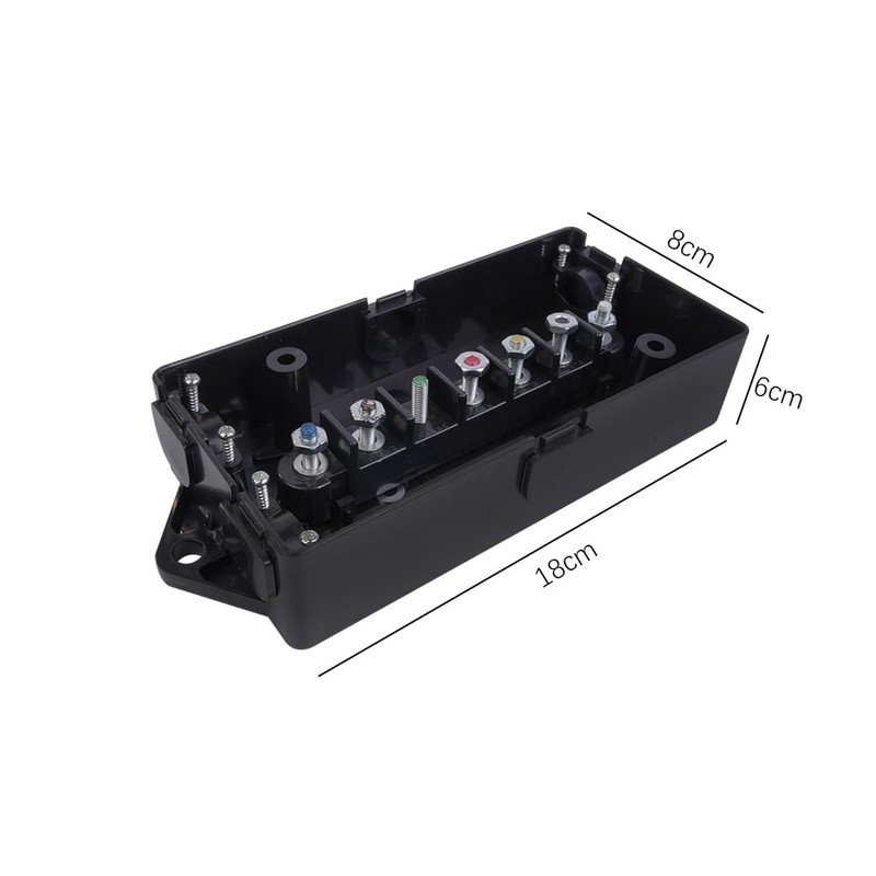 Sarini Trailer Wiring Box, 7-Way Waterproof Durable Trailer Wire Connector