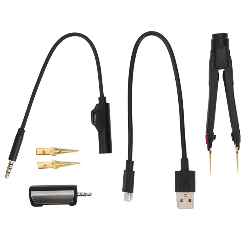 DT71 Mini Digital Smart Tweezers Handheld Bridge Measurement Components Signal