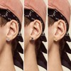 INFINIONLY Men's Women's Stainless Steel Earrings Studs Round Statement Earrings