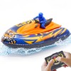 LAFALA Remote Control Boat for Kids with Inflatable Bumper Rechargeable