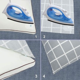 HX AURIZE 16 Pcs/Lightweight Duvet Cover Snaps Fasteners Comforter Holder Clips Keep the Corner Safe in Place (White)