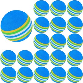 LANODO 20 Pack Golf Practice Balls Indoor Golf Equipment Sponge Ball [Blue]