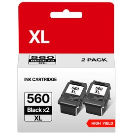 RUDGUZ 560 561 Cartridges XL PG-560XL CL-561XL Multipack Replacement for Canon Printer Cartridges 560 560 PG 560 XL Black and CL 561 XL for Canon TS5350 TS5351 TS5352 TS5353 TS7451 TS7450 Printer