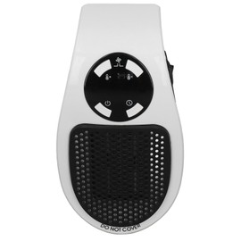 Small Heater 500W Constant Temperature Function Low Noise Overheating Protection White Small Space Heater for Homes Office EU Plug 220V