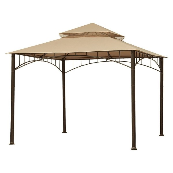 Garden Winds Replacement Canopy for Summer Veranda Gazebo Models L-GZ093PST, G-GZ093PST, (Will NOT FIT Any Other Frame)