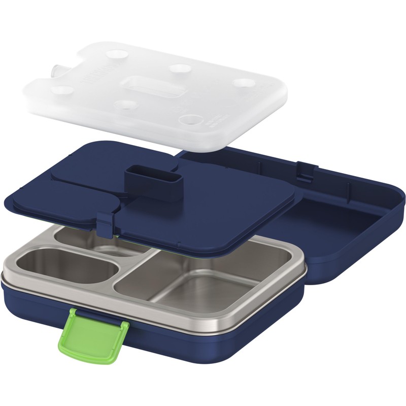 THERMOS Kids Freestyle Food Storage Lunch Kit, Navy