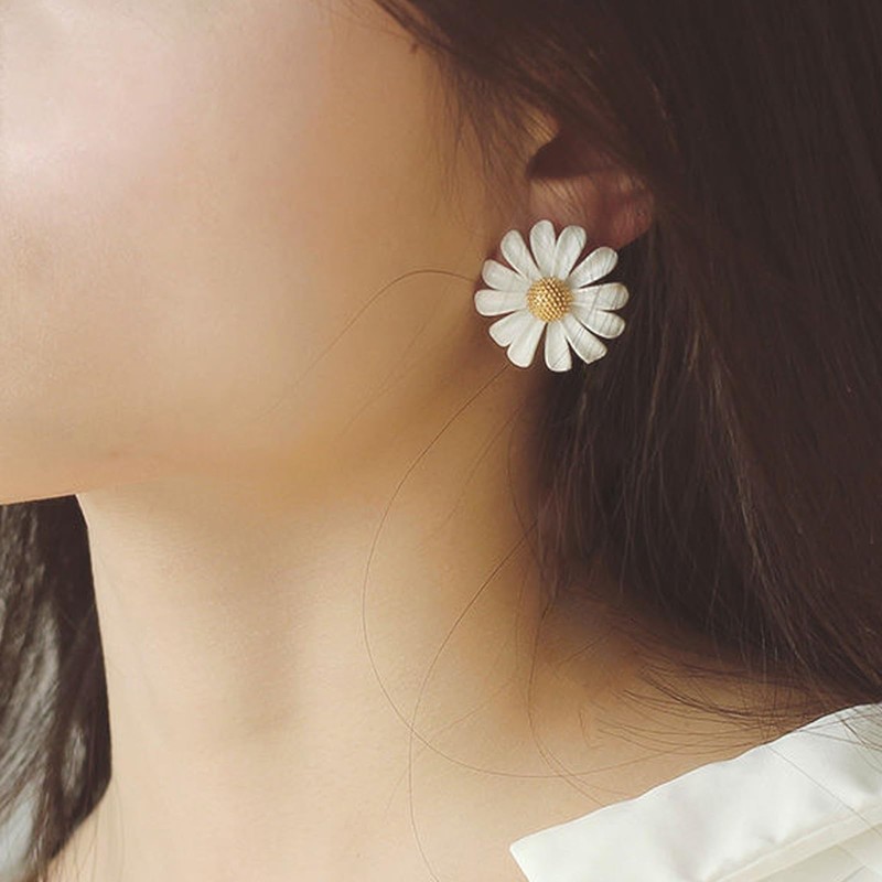 Sunflower Dresses for Women Daisy Earrings Daisy Flower Earrings Sunflower