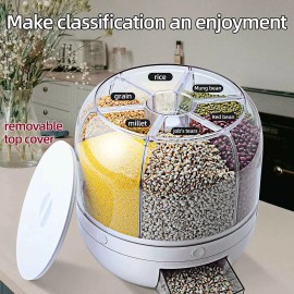 Baum Brothers Dispensador De Semillas Y Cereales Giratorio 6 Espacios Kb39 Baum Brothers