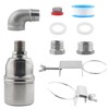 BEVDICNC 1/2 in 3/4 in Float Valve,304 Stainless Steel Fully