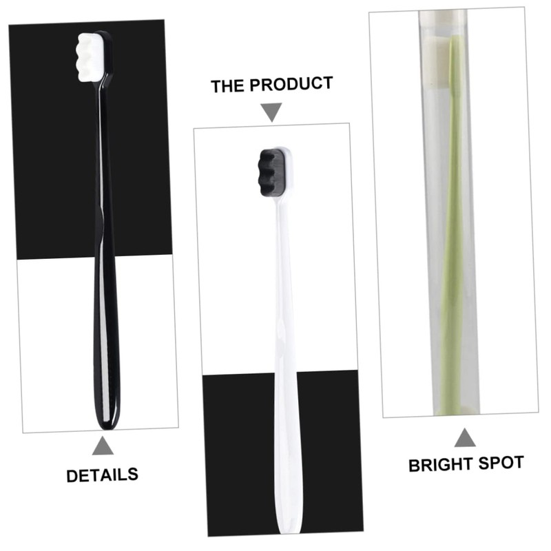 Baluue 6pcs Micro Nano Toothbrushes for Postpartum Oral Care Extra