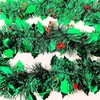 YLAB - 3 Strands of Holly Berry Tinsel - 2