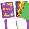 Baker Ross Foam Rubber Notebooks (Pack of 6) Spiral Bound