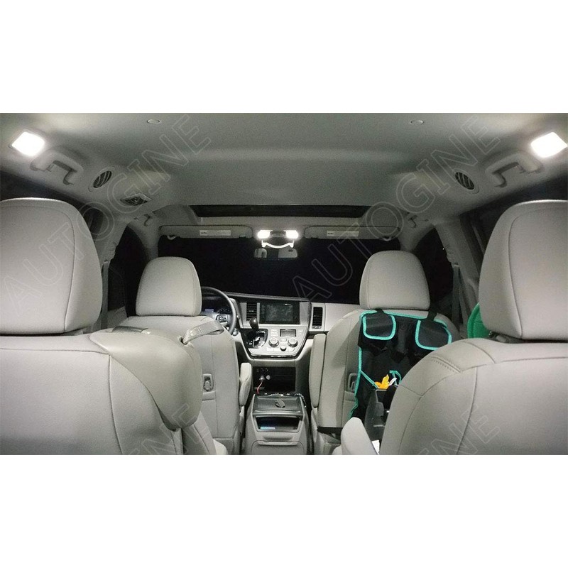 AUTOGINE 11 Piece CANBUS LED Interior Lights Kit for Jeep