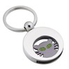 High Quality Keyring with Shopping Trolley Token, cat