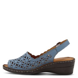Spring Step Belizana - Sandalias con correa para mujer, Azul, 10.5-11
