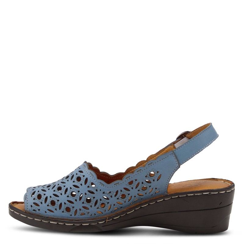 Spring Step Belizana - Sandalias con correa para mujer, Azul,