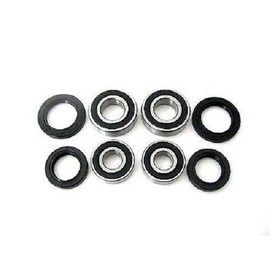 BossBearing Both Front Wheel Bearings and Seals Kit for Polaris Outlaw 90 2007 2008 2009 2010 2011 2012