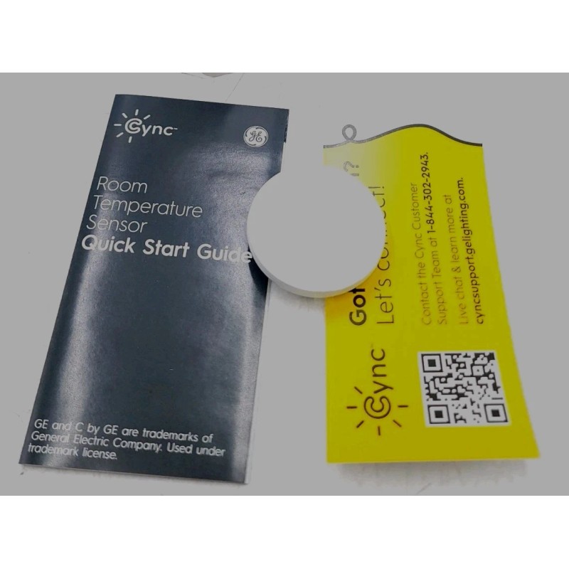 GE Cync Room Temperature Sensor Model CWLTSBLNWN1-1